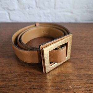 Cognac riem maat 80