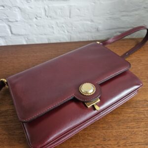 Vintage crossbody met juweelslot