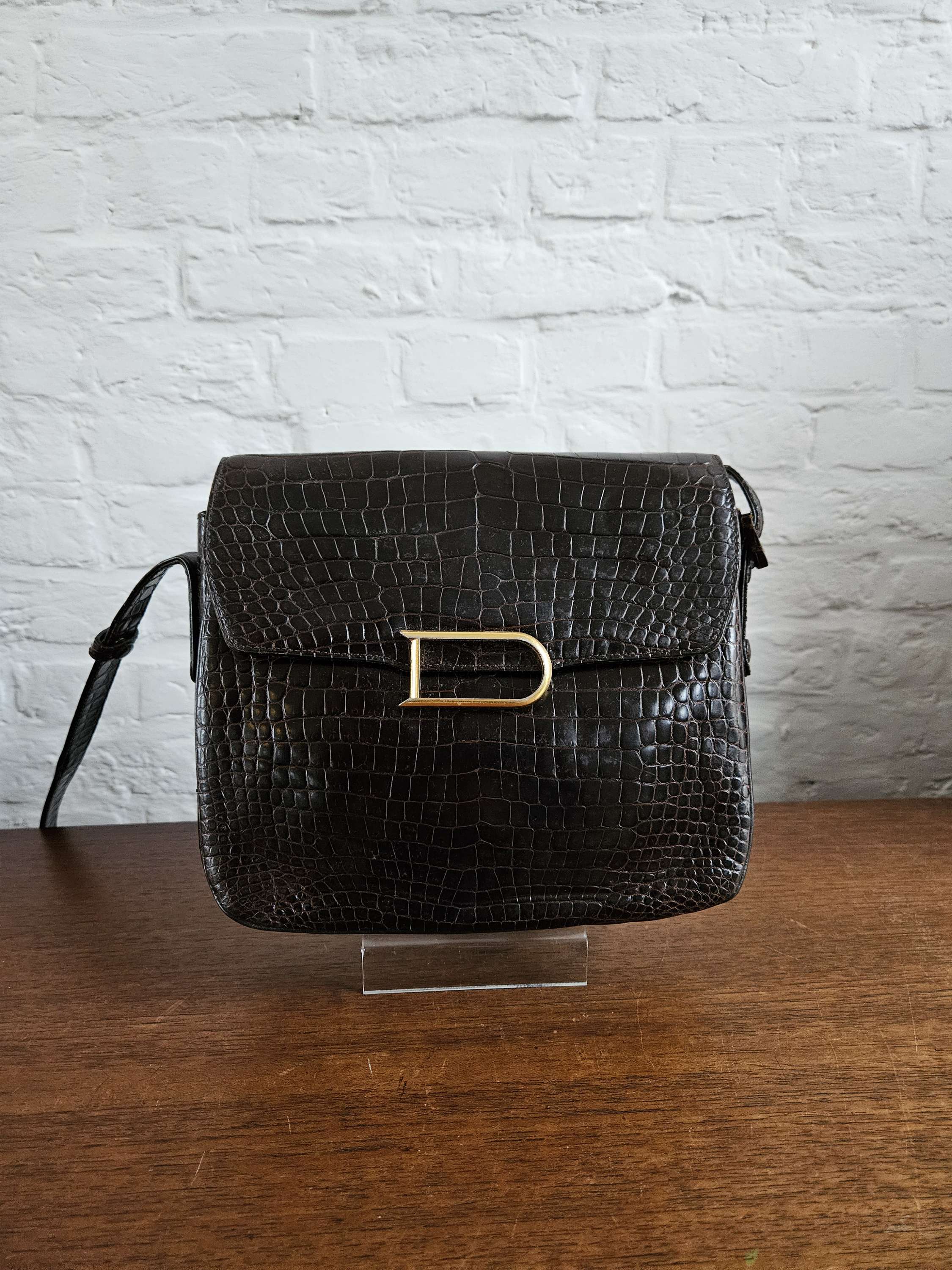 Vintage croco sac D